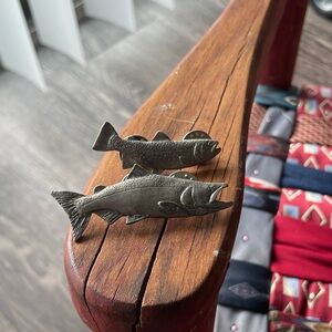 Vintage fish pins